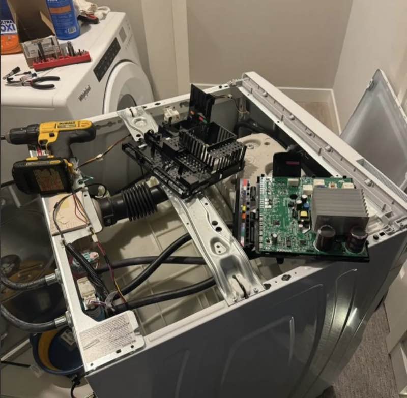 GE refrigerator ice maker repair